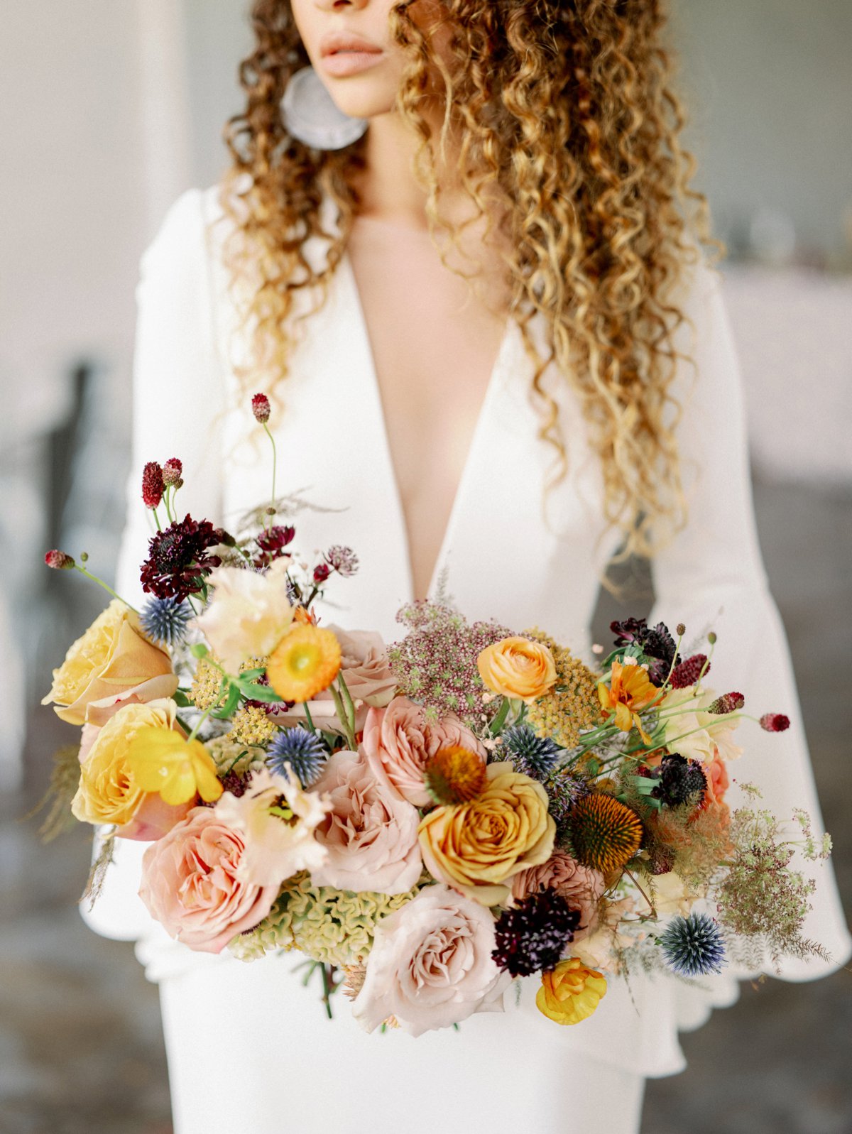 Colorful Retro Wedding Ideas via TheELD.com