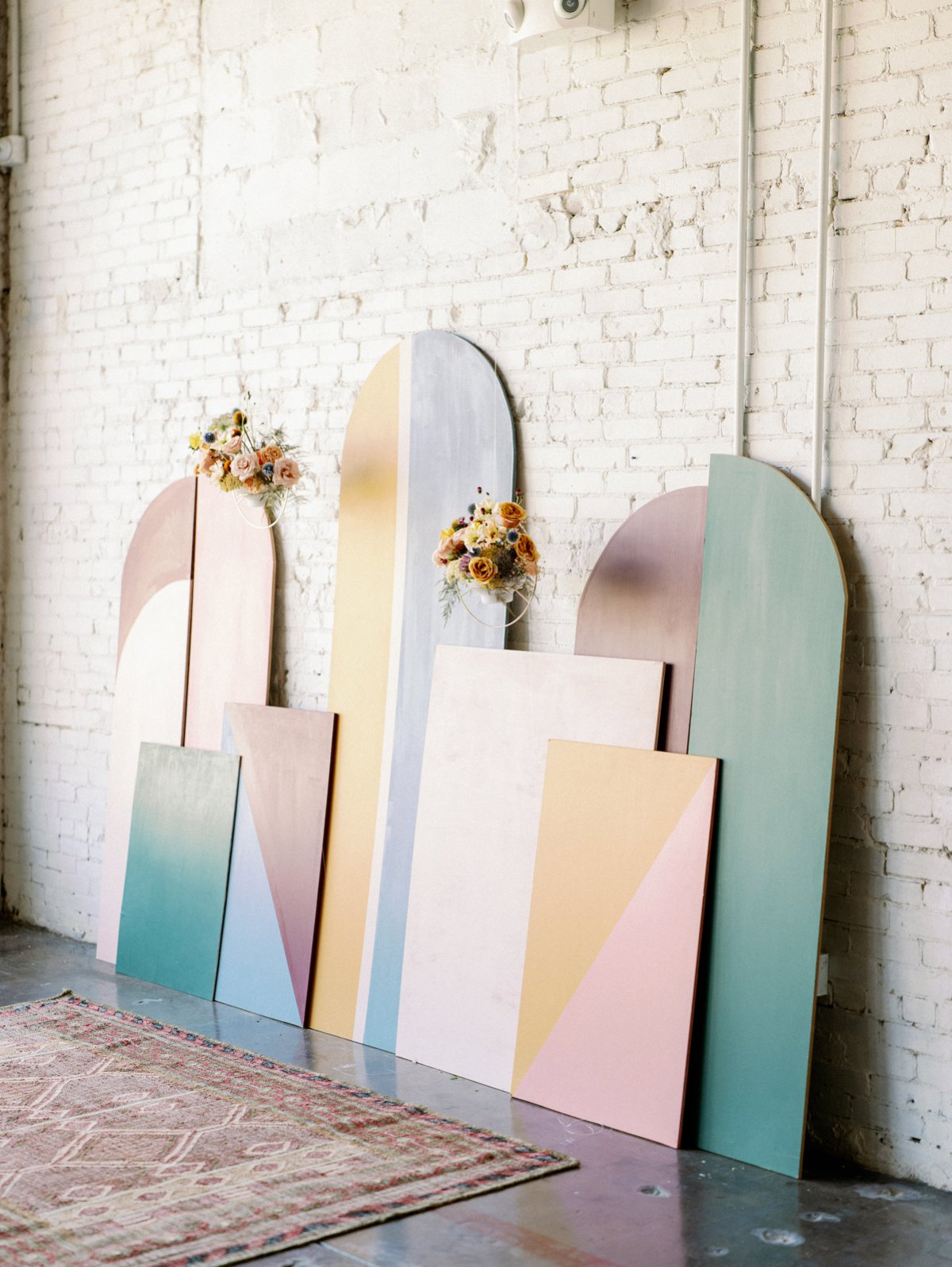 Colorful Retro Wedding Ideas via TheELD.com