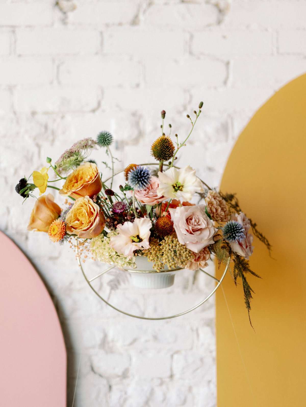 Colorful Retro Wedding Ideas via TheELD.com