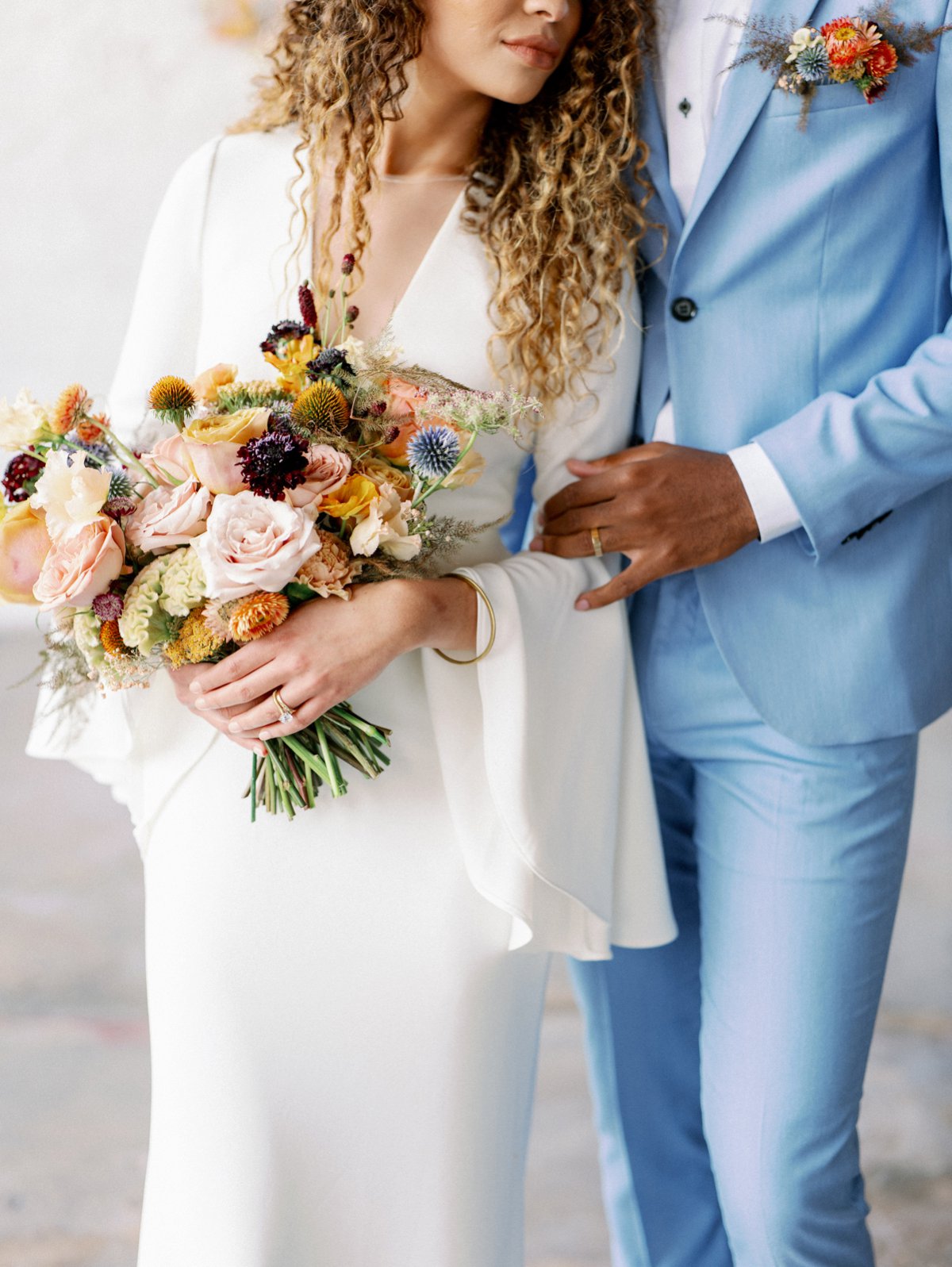 Colorful Retro Wedding Ideas via TheELD.com