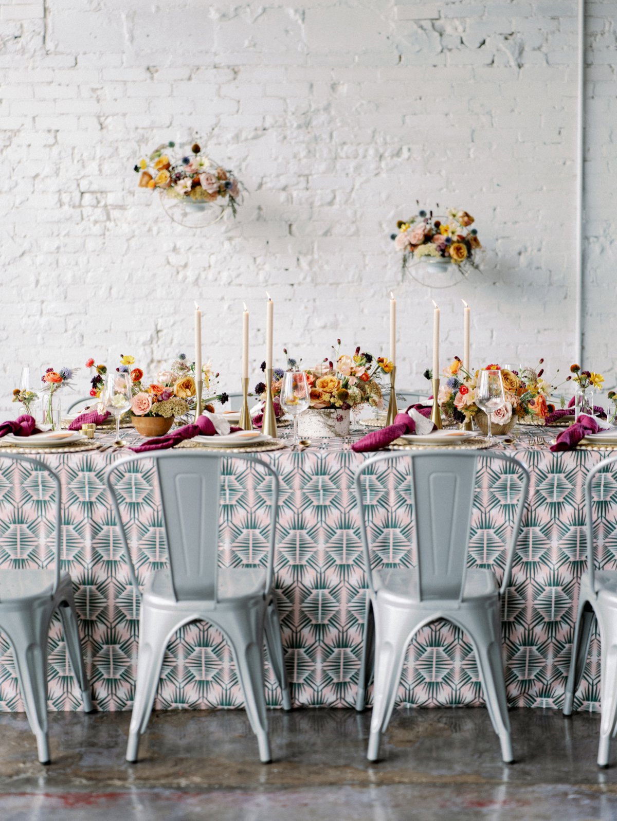 Colorful Retro Wedding Ideas via TheELD.com