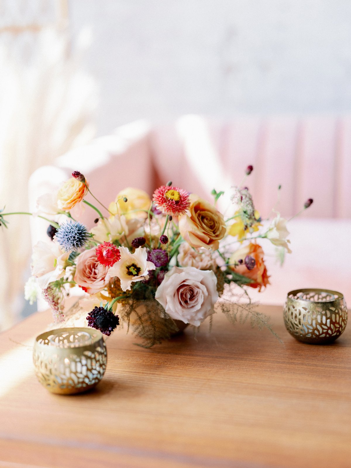 Colorful Retro Wedding Ideas via TheELD.com