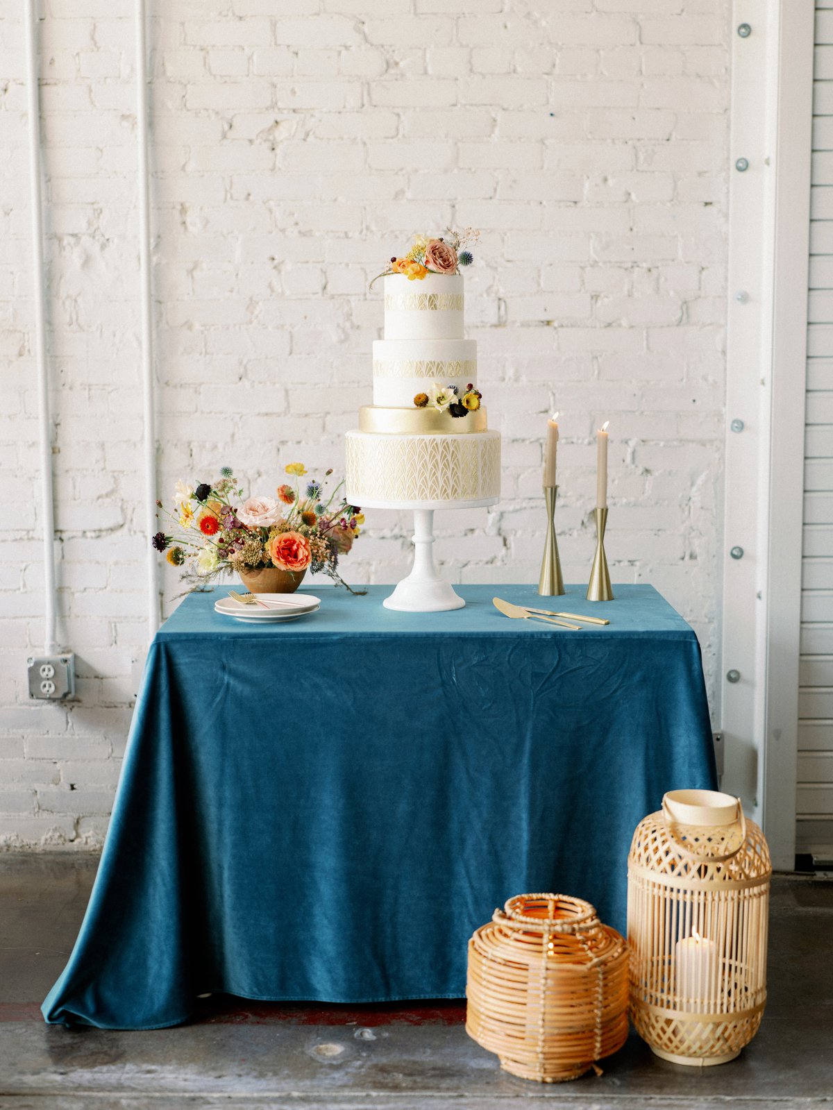 Colorful Retro Wedding Ideas via TheELD.com