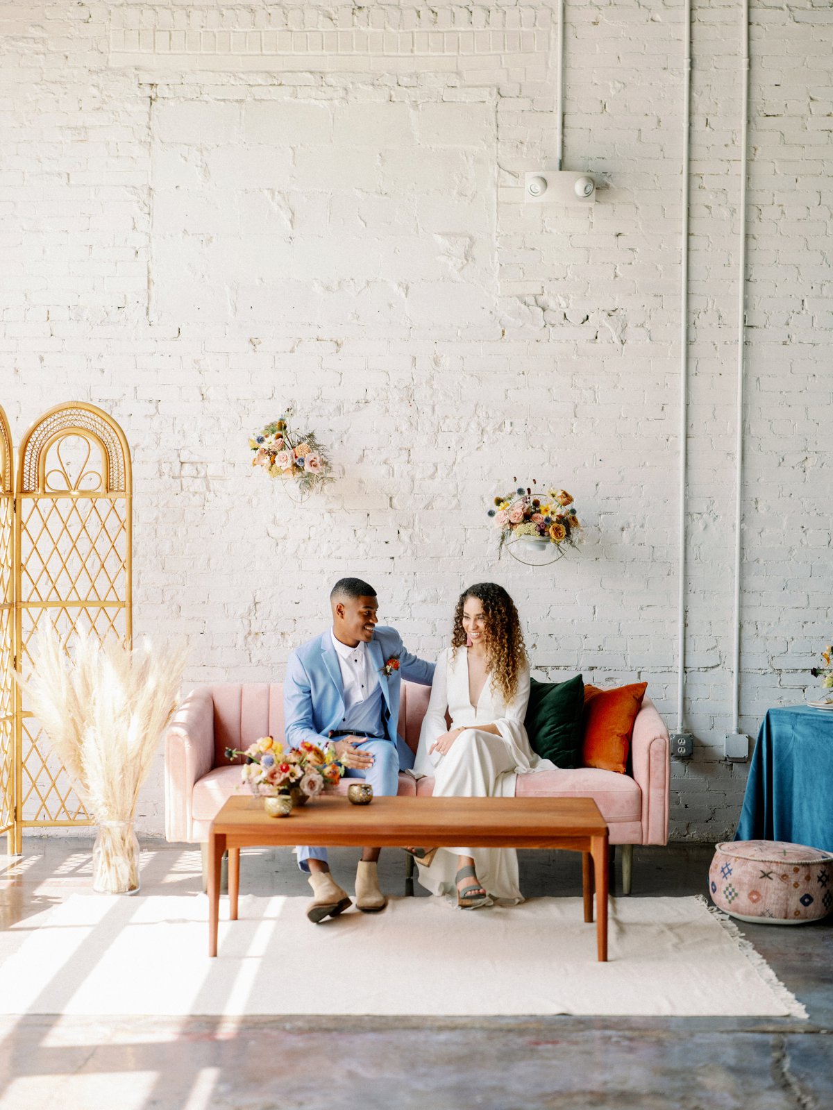 Colorful Retro Wedding Ideas via TheELD.com