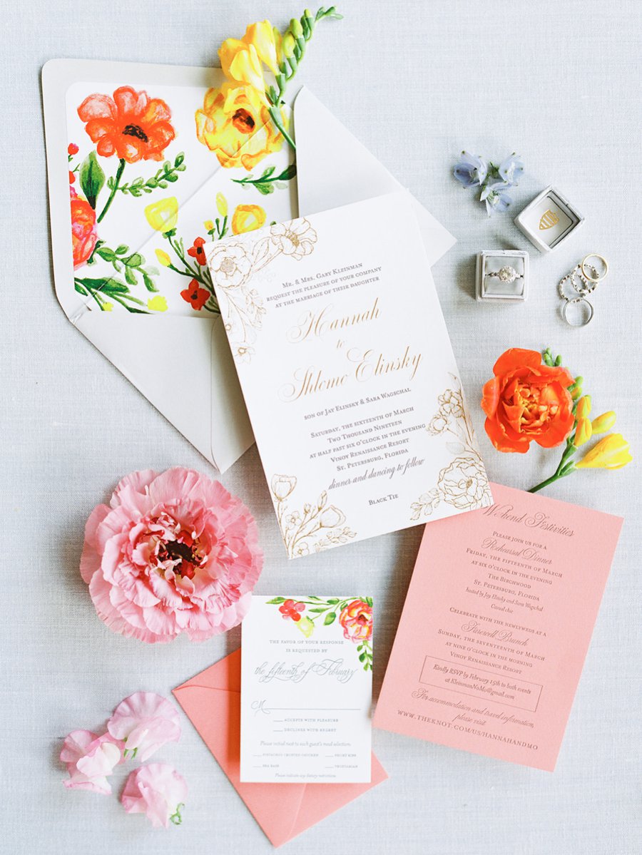 An Elegant Floral Filled Florida Wedding via TheELD.com