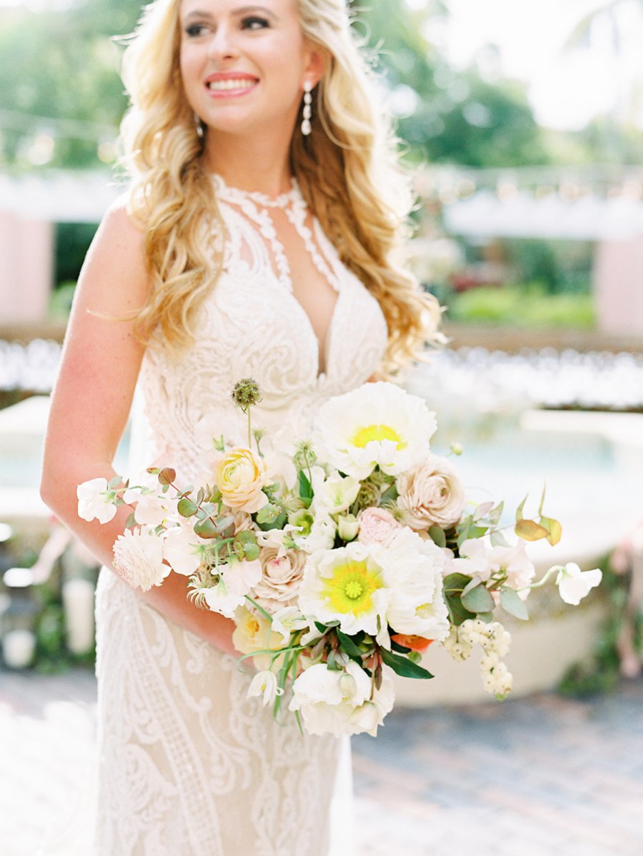 An Elegant Floral Filled Florida Wedding via TheELD.com