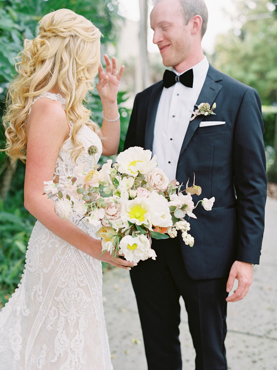 An Elegant Floral Filled Florida Wedding via TheELD.com