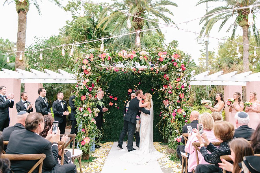 An Elegant Floral Filled Florida Wedding via TheELD.com