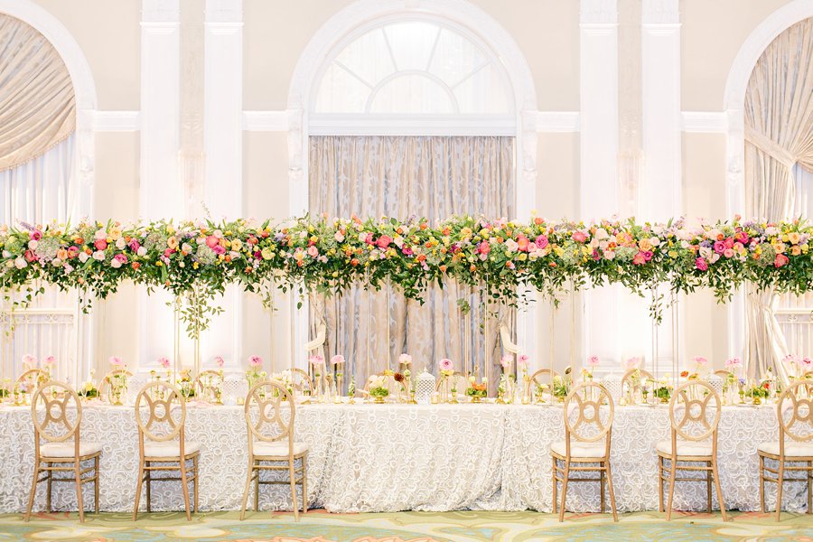 An Elegant Floral Filled Florida Wedding via TheELD.com