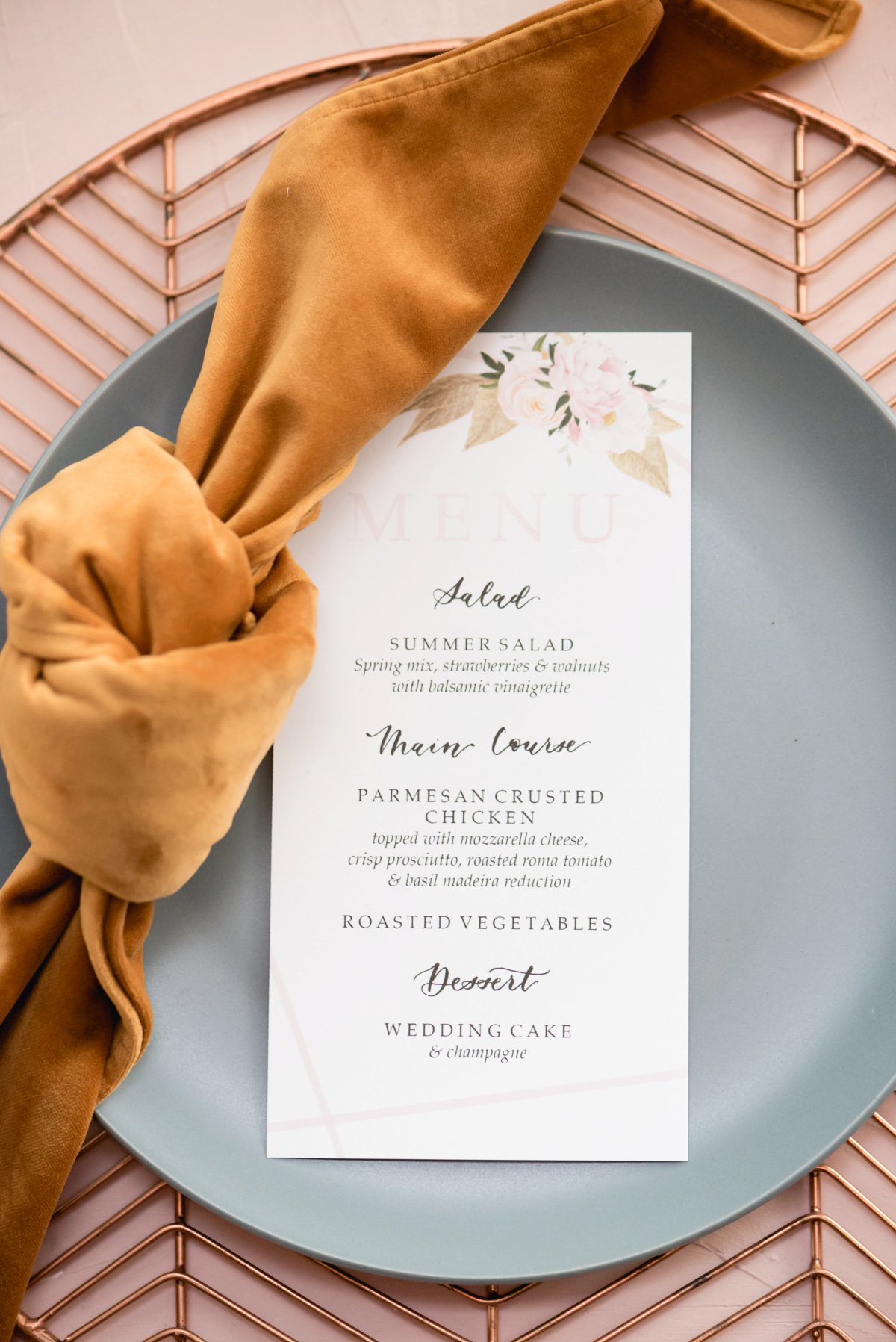 Modern Elegant Blush And Gold Wedding Ideas | Every Last Detail