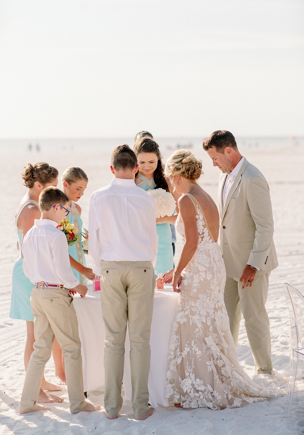 Colorful Lilly Pulitzer Inspired Beach Wedding via TheELD.com