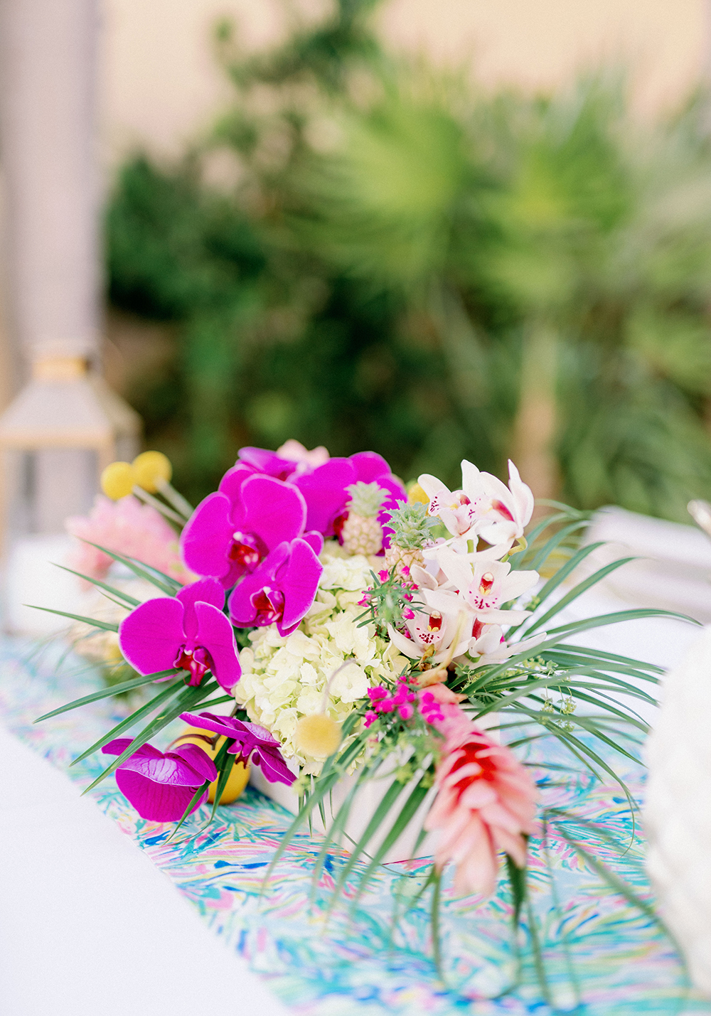 Colorful Lilly Pulitzer Inspired Beach Wedding via TheELD.com