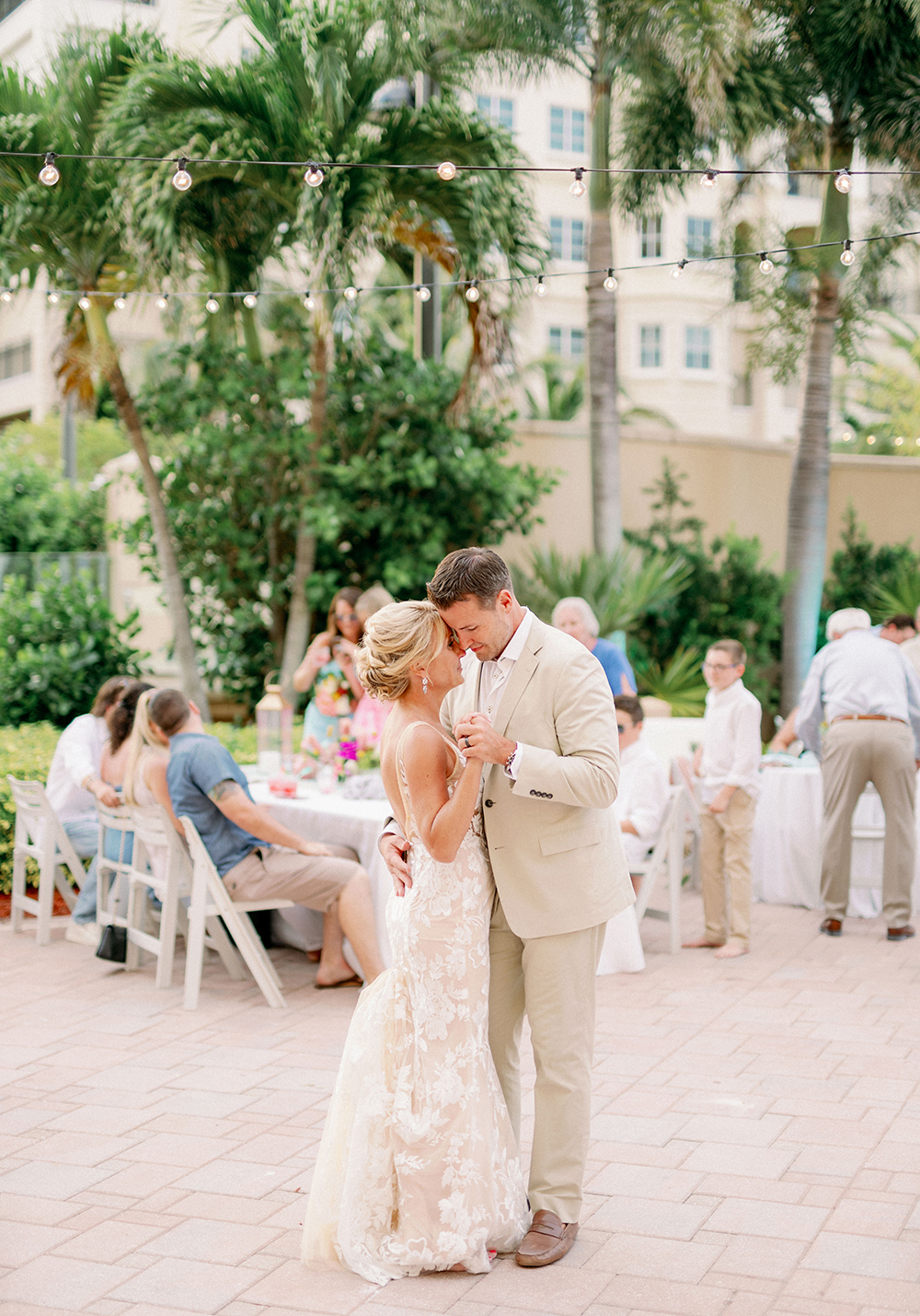 Colorful Lilly Pulitzer Inspired Beach Wedding via TheELD.com