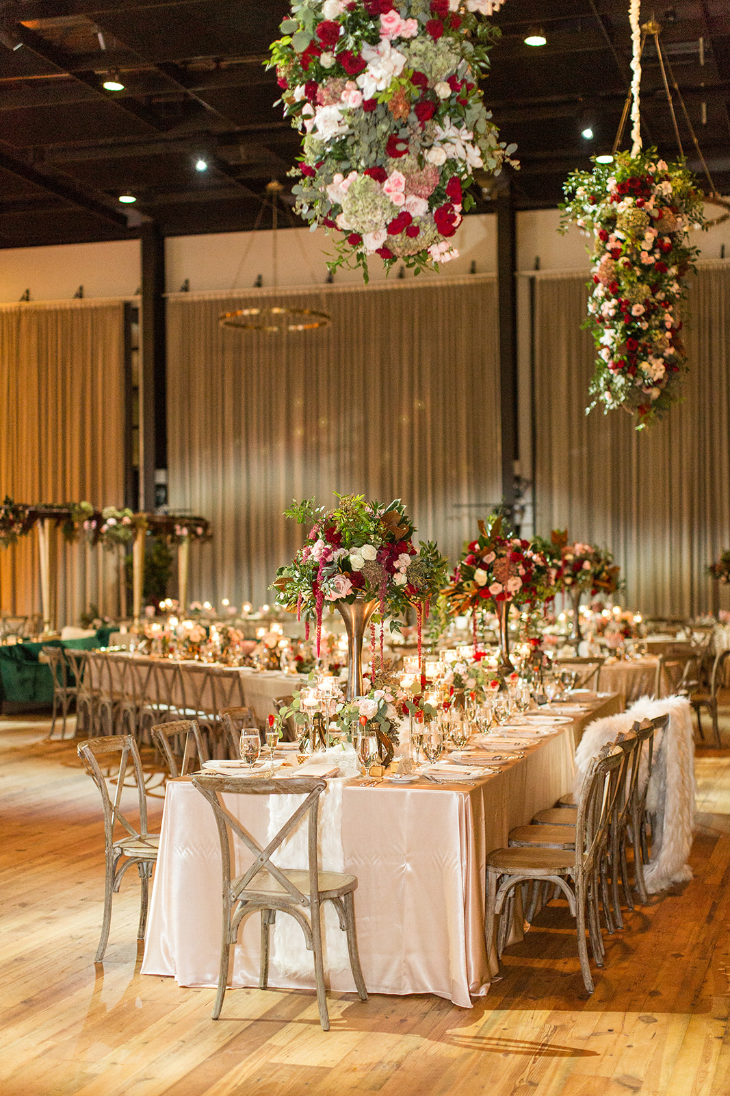 Glamorous Blush & Red Tampa Wedding via TheELD.com