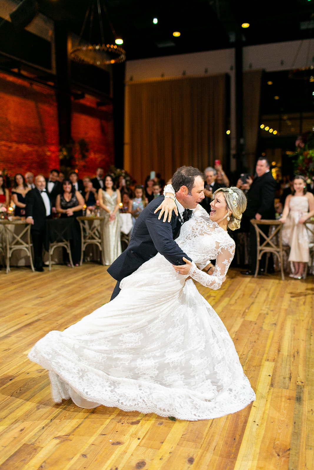 Glamorous Blush & Red Tampa Wedding via TheELD.com