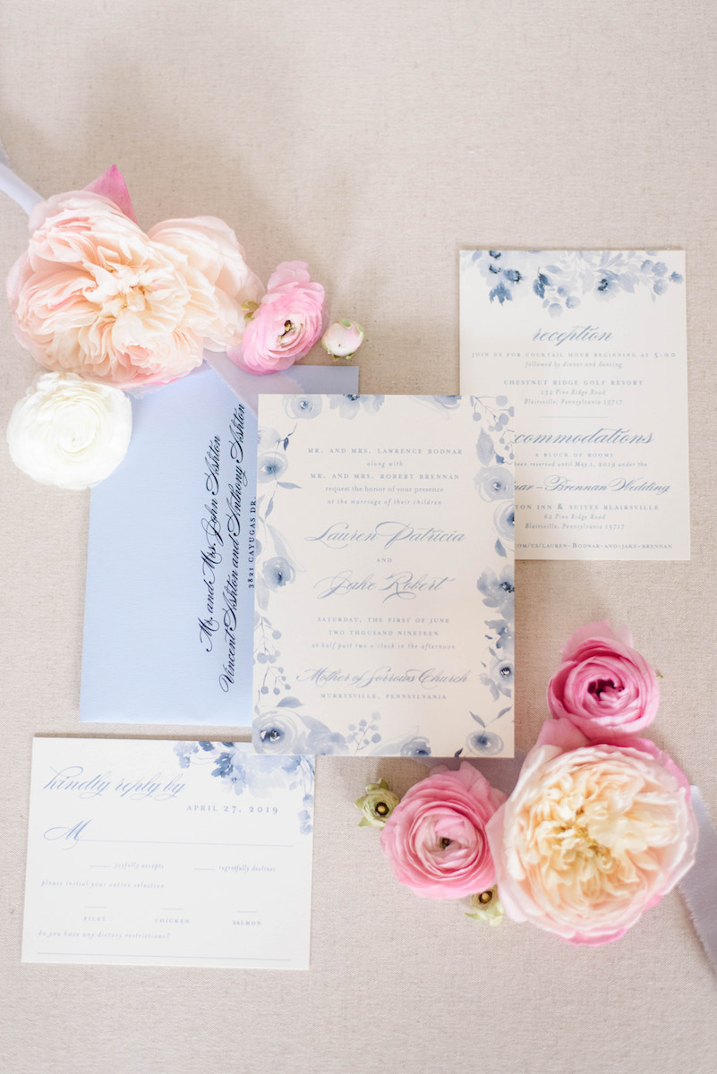 Pantones 2020 Color of the Year Classic Blue Wedding Inspiration via TheELD.com