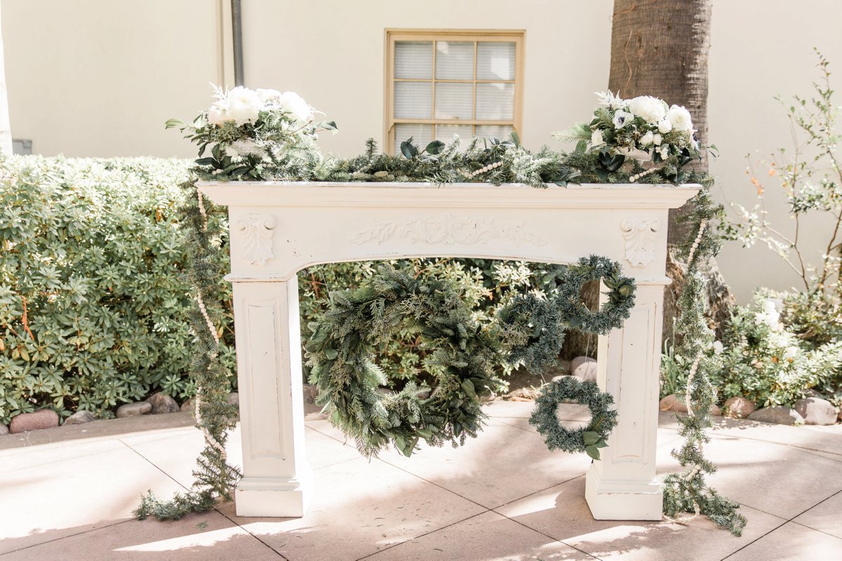 Modern Christmas Wedding Inspiration via TheELD.com