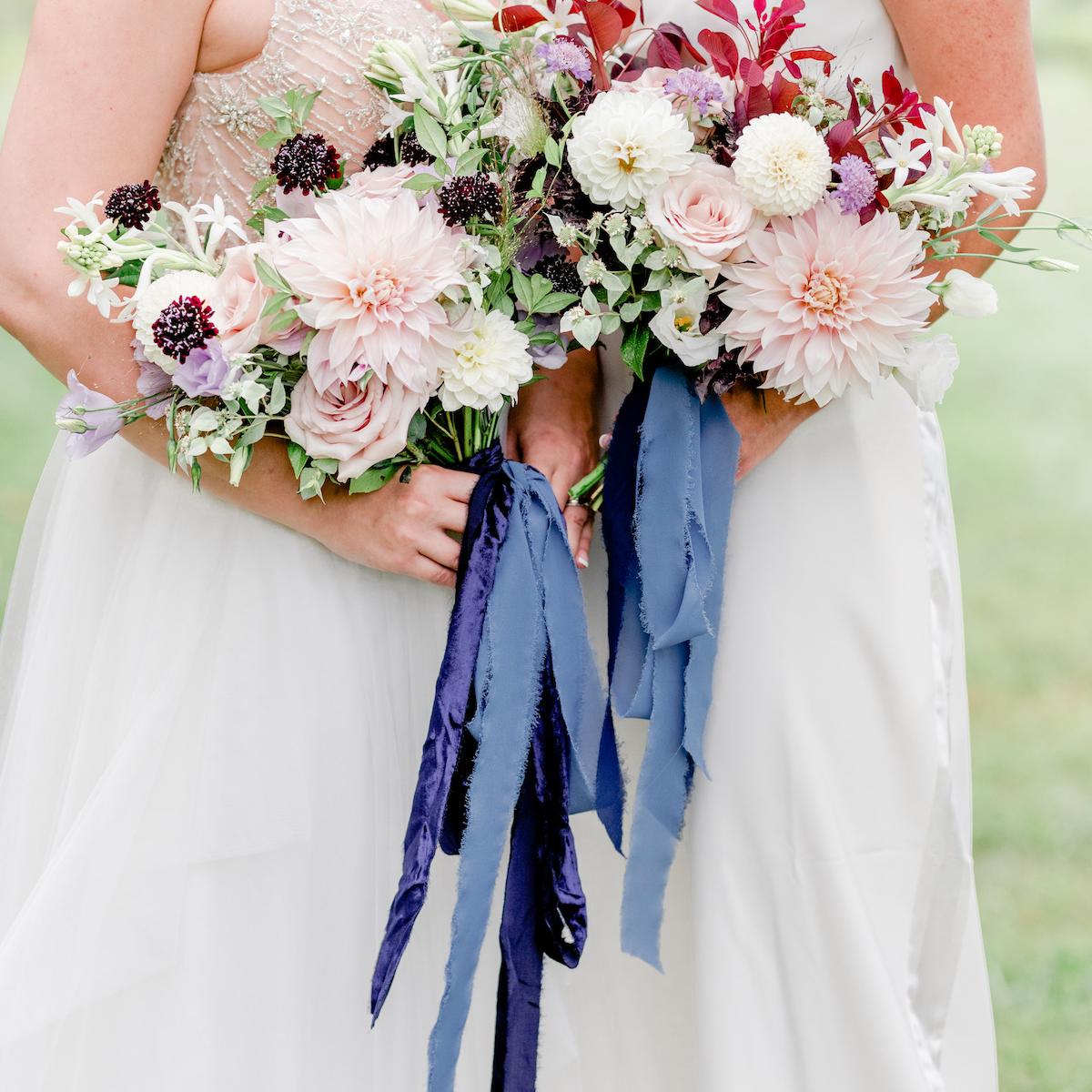 Pantone 2020 Classic Blue Wedding, Classic Blue Wedding Bouquet