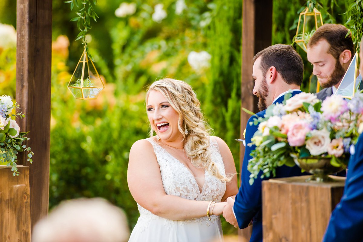 A Colorful Outdoor North Carolina Wedding via TheELD.com