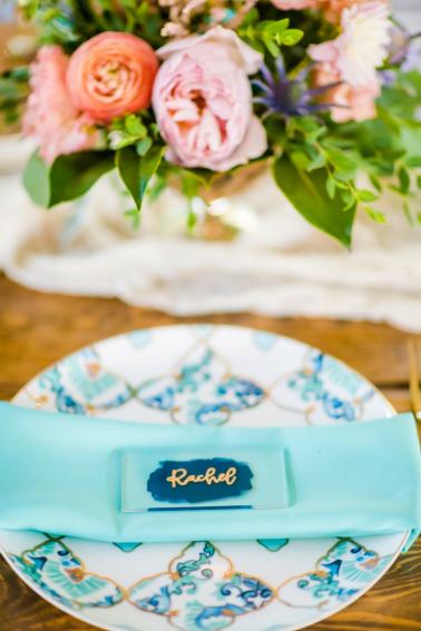 A Colorful Outdoor North Carolina Wedding via TheELD.com