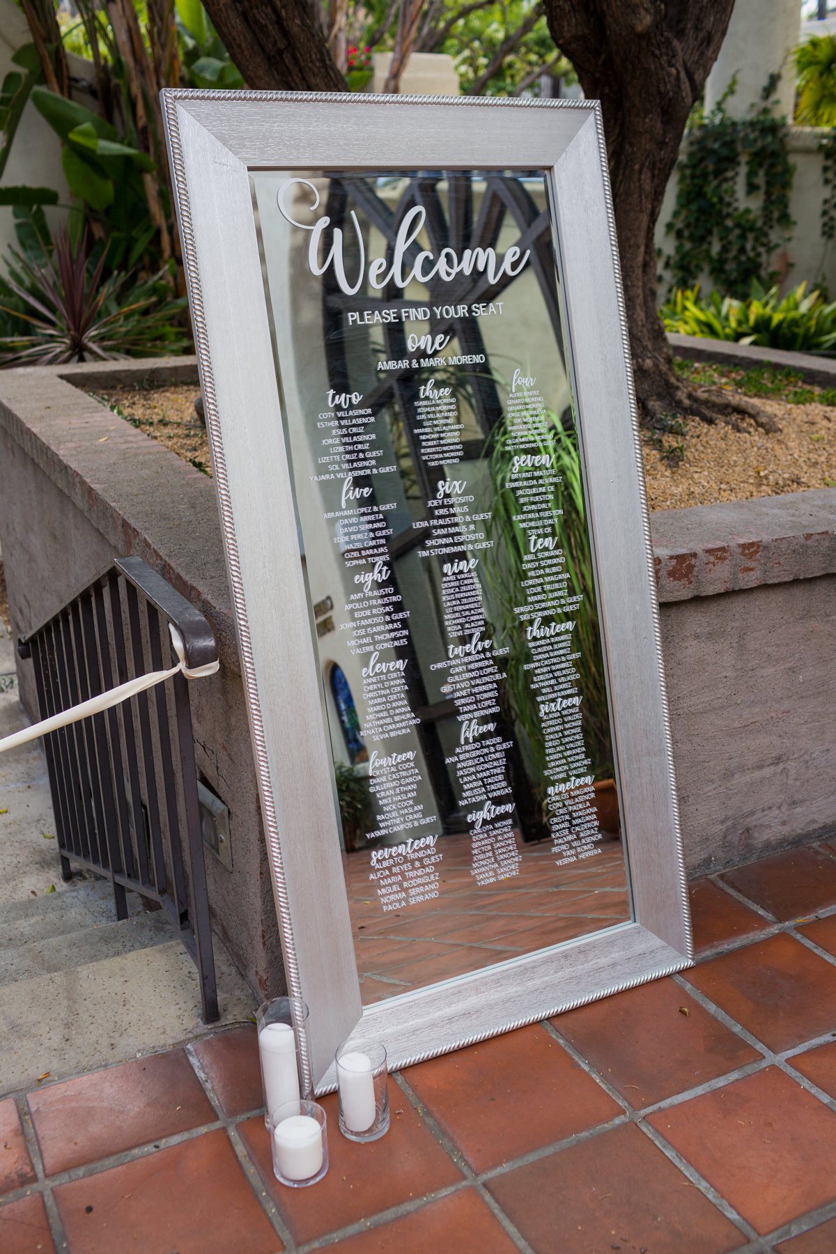 An All White Modern & Elegant Los Angeles Wedding via TheELD.com