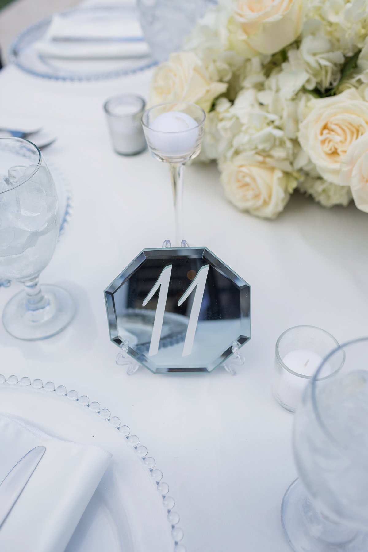 An All White Modern & Elegant Los Angeles Wedding via TheELD.com