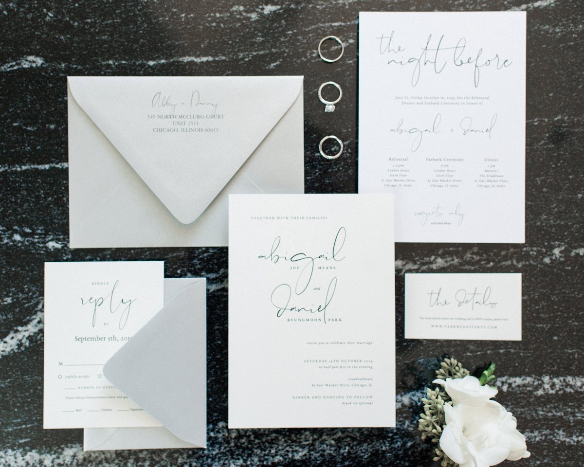 A Modern & Chic White Chicago Wedding via TheELD.com