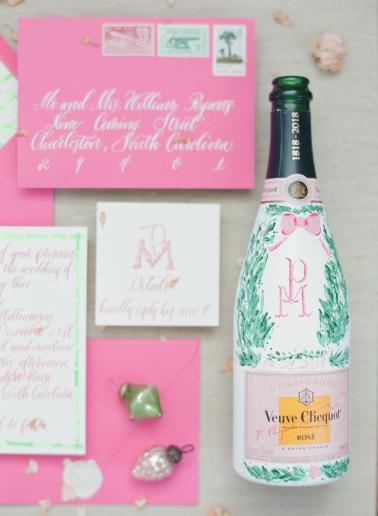 Elegant Pink and Green Wedding Ideas... with a Holiday Twist via TheELD.com