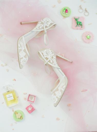 Elegant Pink and Green Wedding Ideas... with a Holiday Twist via TheELD.com