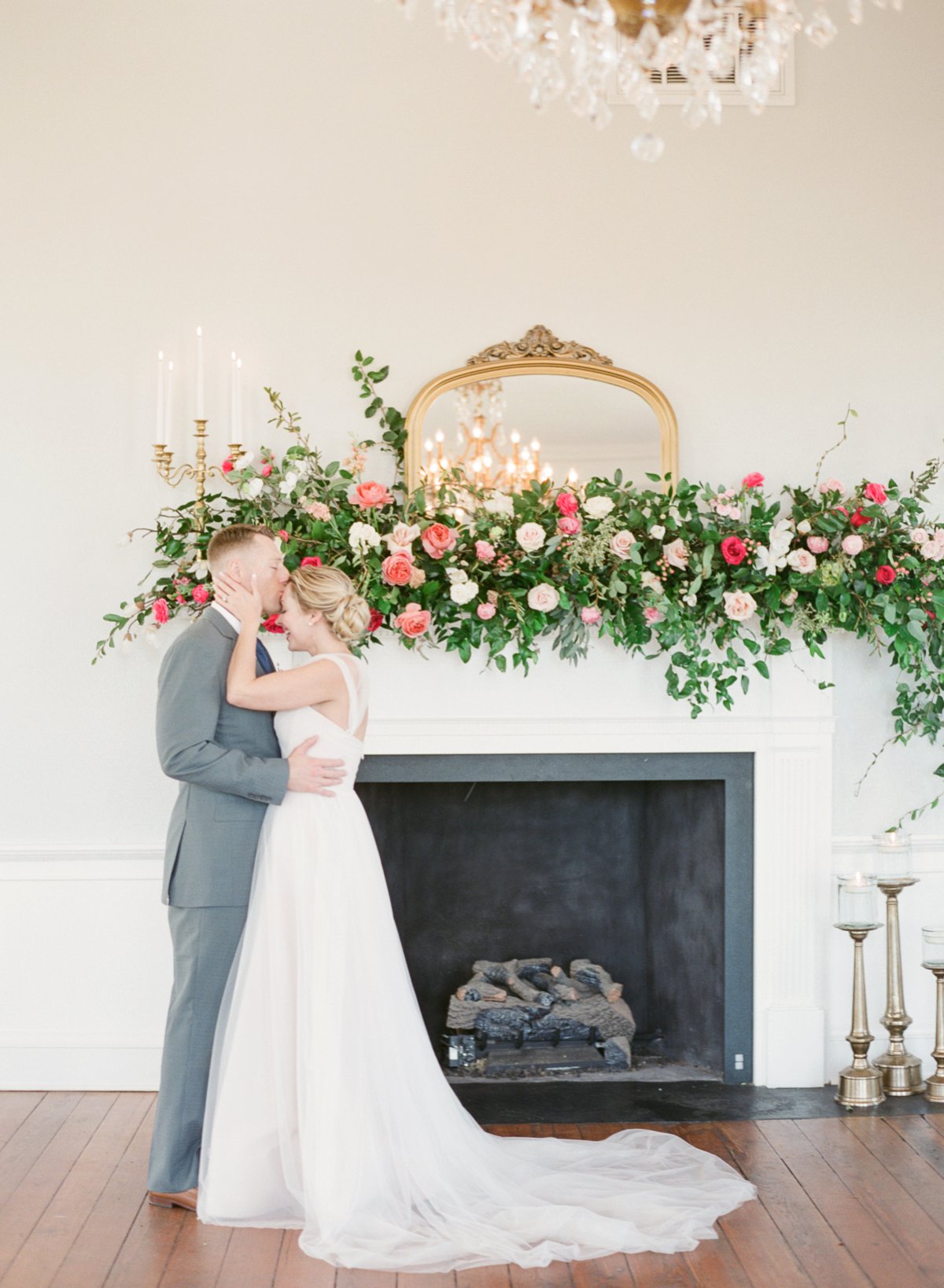 Elegant Pink and Green Wedding Ideas... with a Holiday Twist via TheELD.com