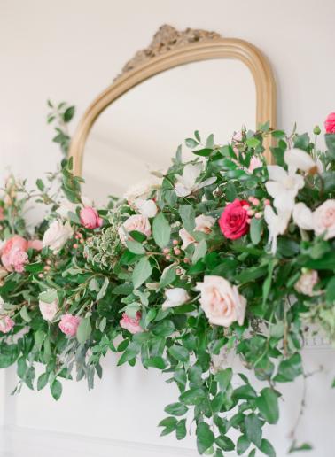 Elegant Pink and Green Wedding Ideas... with a Holiday Twist via TheELD.com