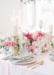 Elegant Pink and Green Wedding Ideas... with a Holiday Twist | Every