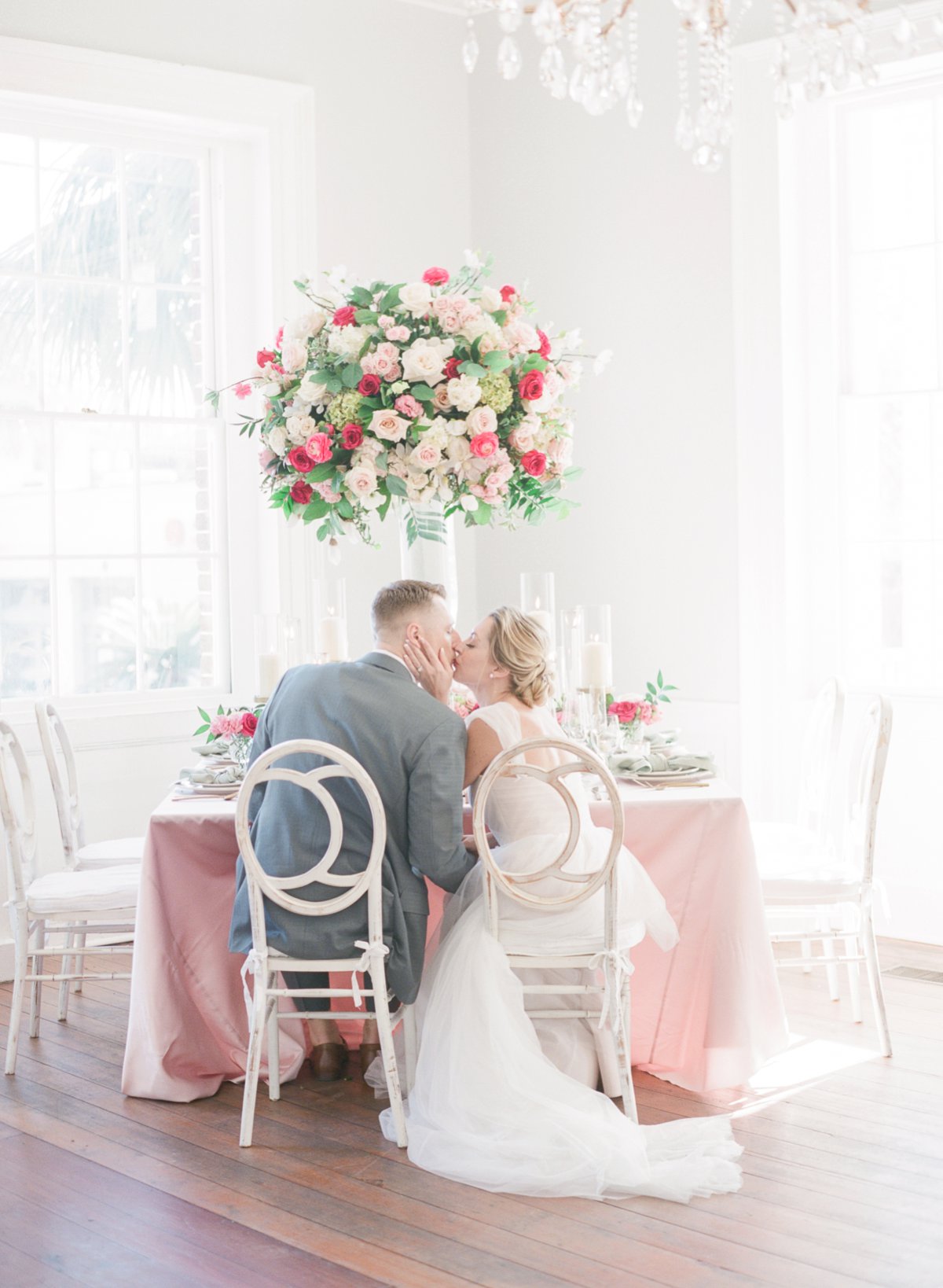 Elegant Pink and Green Wedding Ideas... with a Holiday Twist via TheELD.com