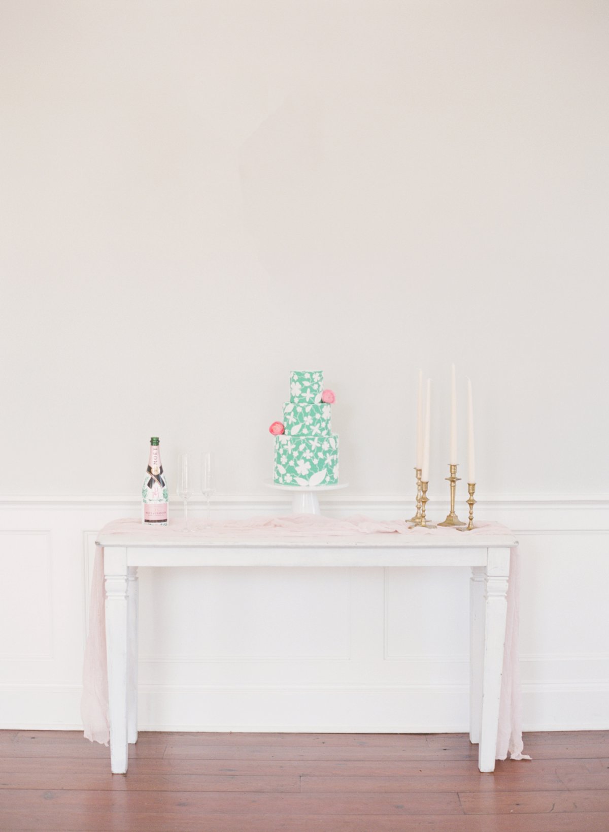 Elegant Pink and Green Wedding Ideas... with a Holiday Twist via TheELD.com