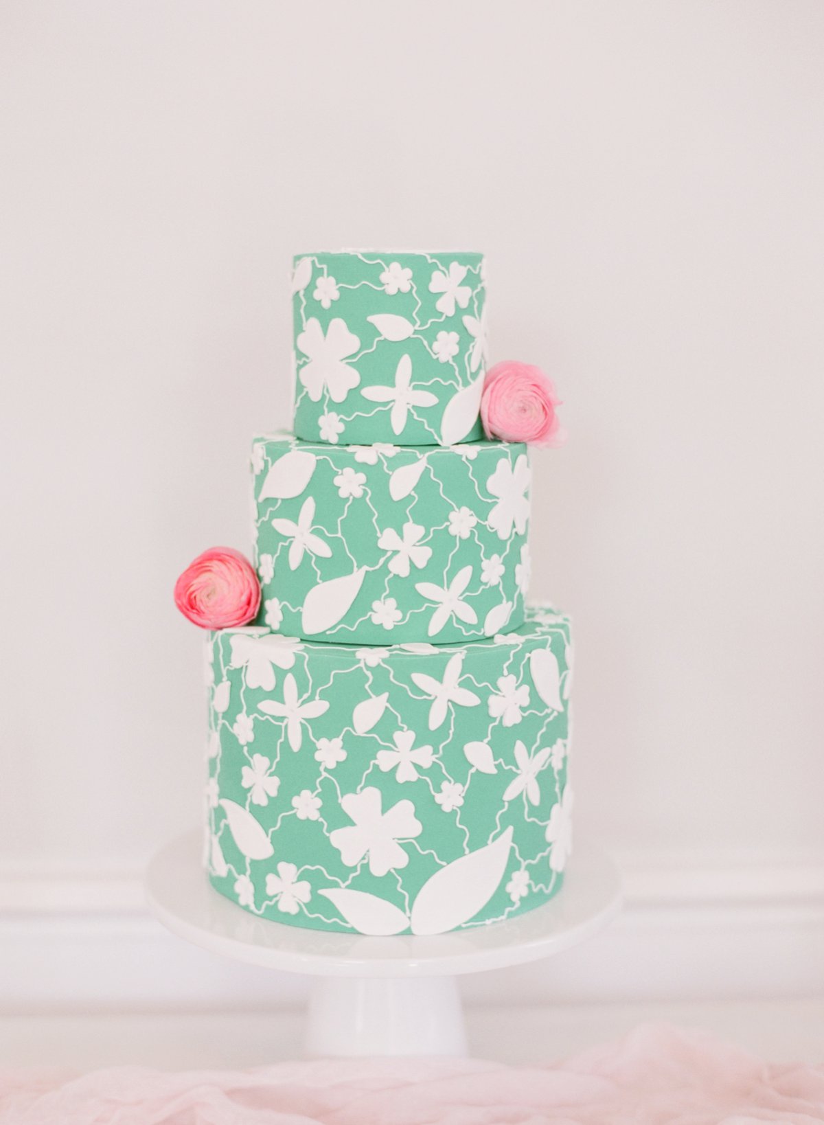 Elegant Pink and Green Wedding Ideas... with a Holiday Twist via TheELD.com