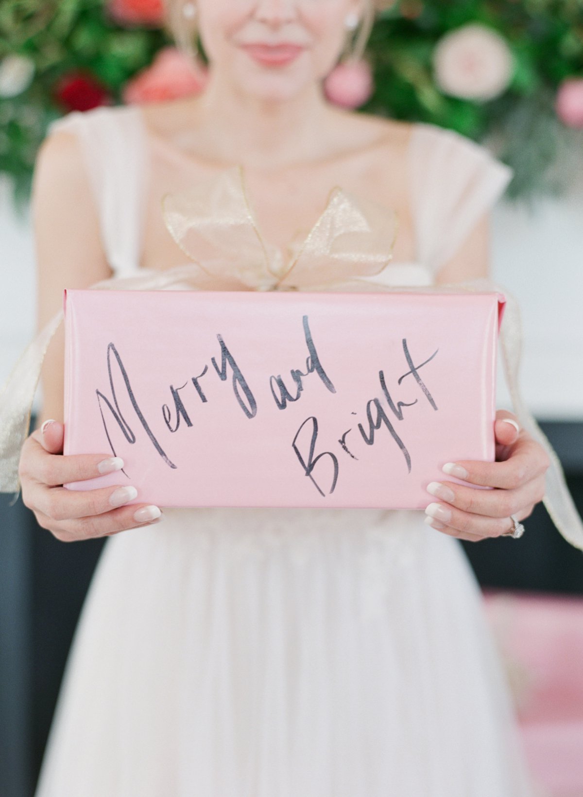 Elegant Pink and Green Wedding Ideas... with a Holiday Twist via TheELD.com