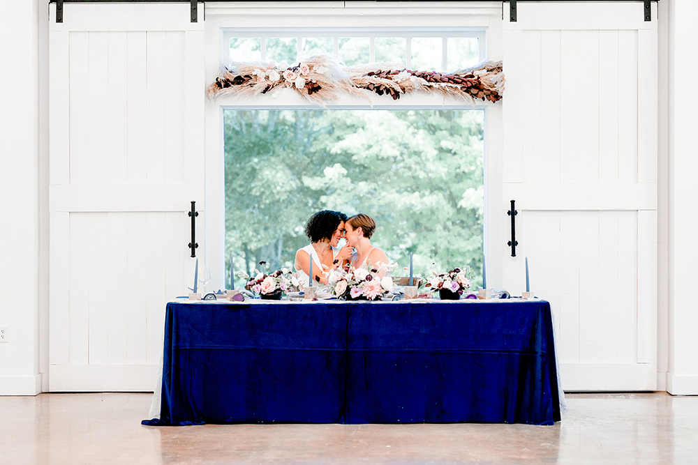 Whimsical Blue Celestial Wedding Ideas via TheELD.com