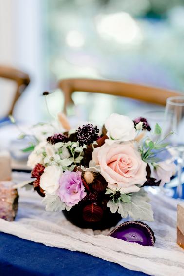 Whimsical Blue Celestial Wedding Ideas via TheELD.com