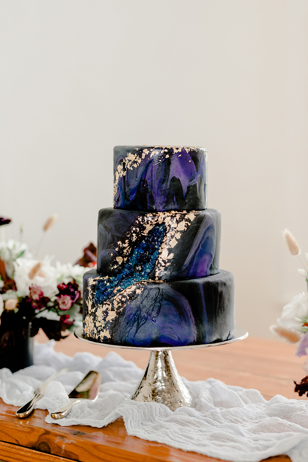 Whimsical Blue Celestial Wedding Ideas via TheELD.com