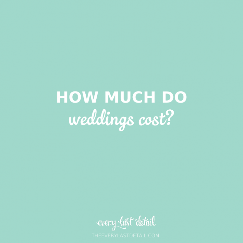 how much do weddings cost