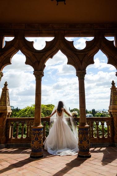 Classic Blush Ringling Wedding via TheELD.com