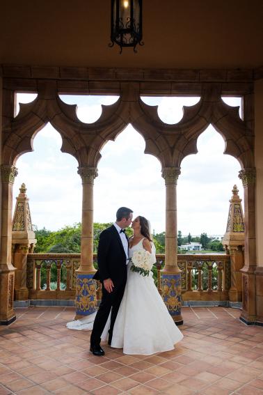 Classic Blush Ringling Wedding via TheELD.com