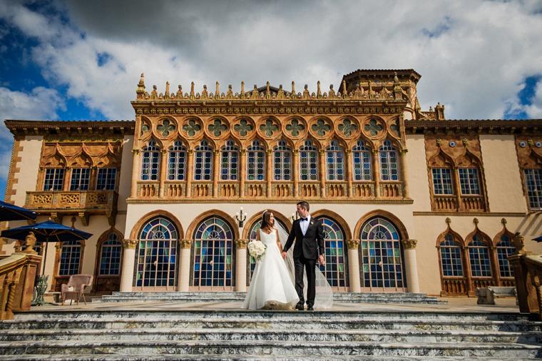 Classic Blush Ringling Wedding via TheELD.com