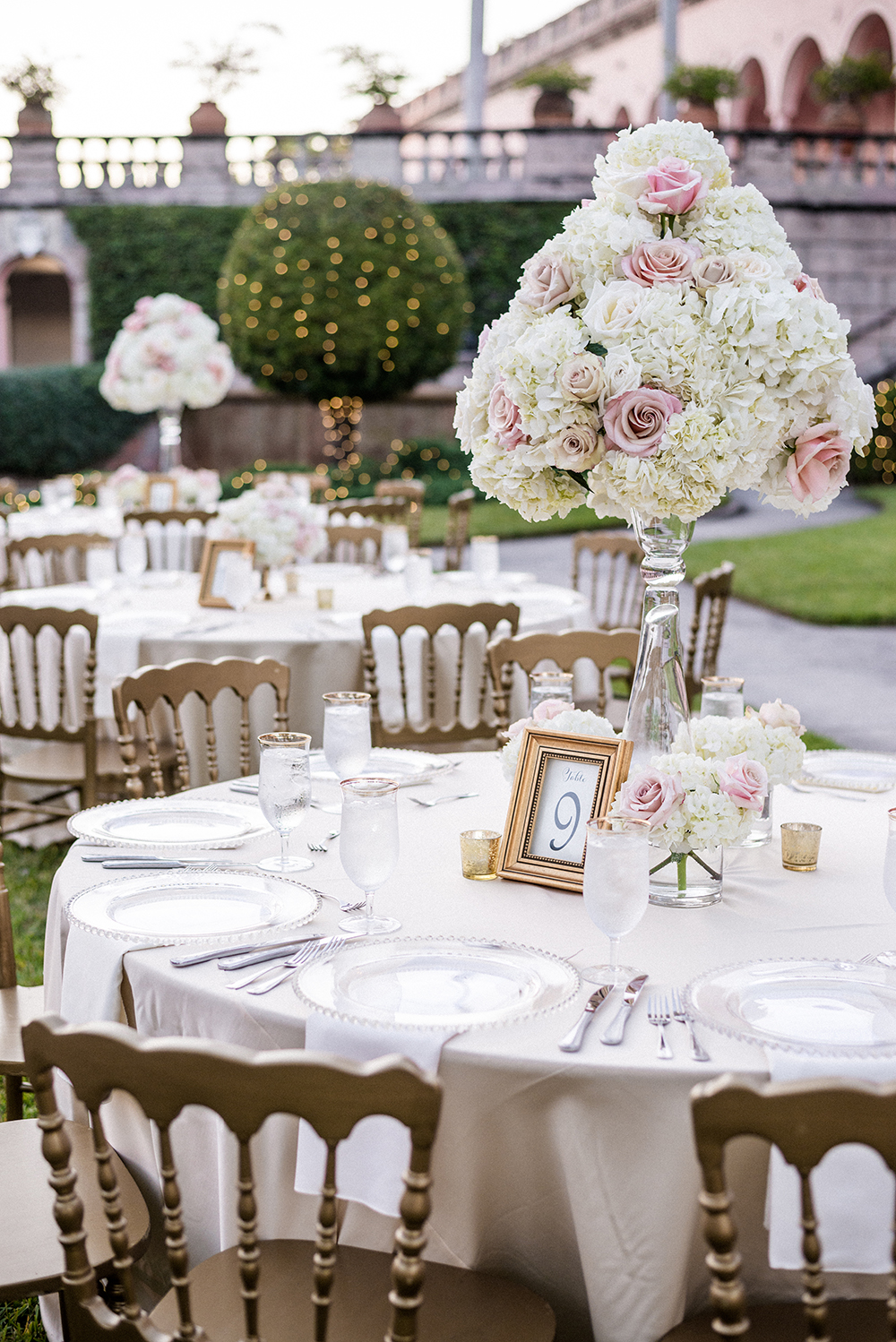 Classic Blush Ringling Wedding via TheELD.com