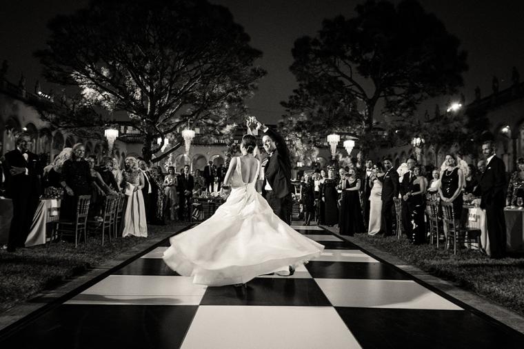 Classic Blush Ringling Wedding via TheELD.com