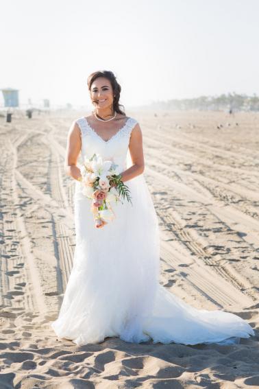 Intimate Oceanside Long Beach Wedding via TheELD.com