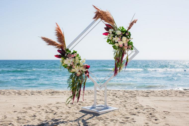 Intimate Oceanside Long Beach Wedding via TheELD.com