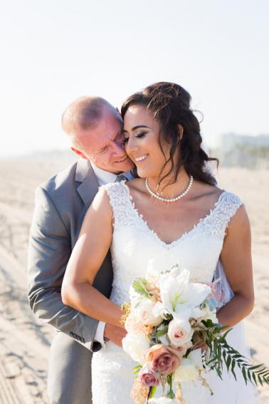 Intimate Oceanside Long Beach Wedding via TheELD.com