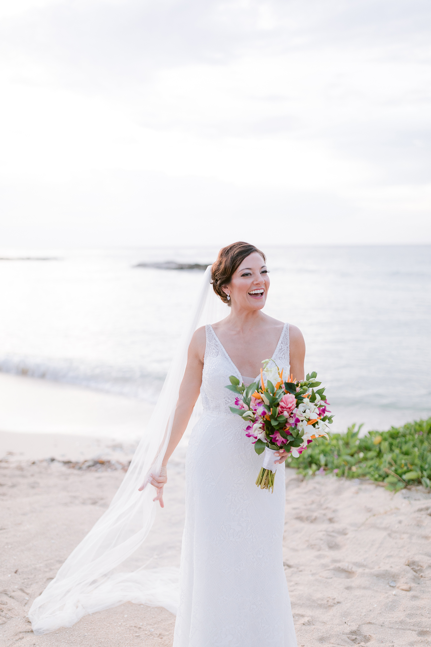 A Colorful Jamaica Destination Wedding via TheELD.com