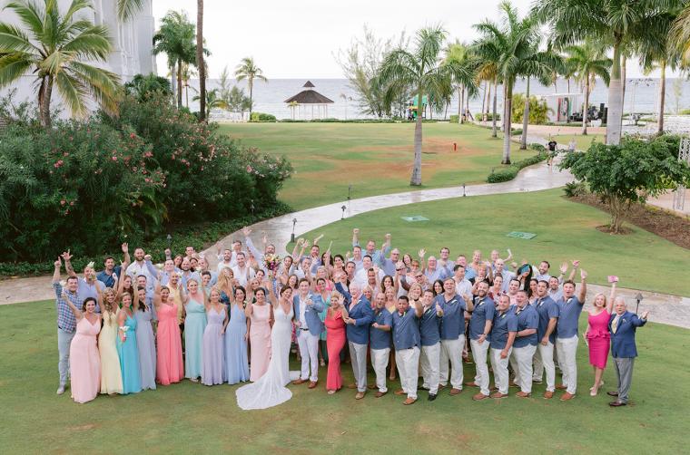 A Colorful Jamaica Destination Wedding via TheELD.com